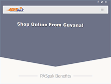 Tablet Screenshot of paspaks.com
